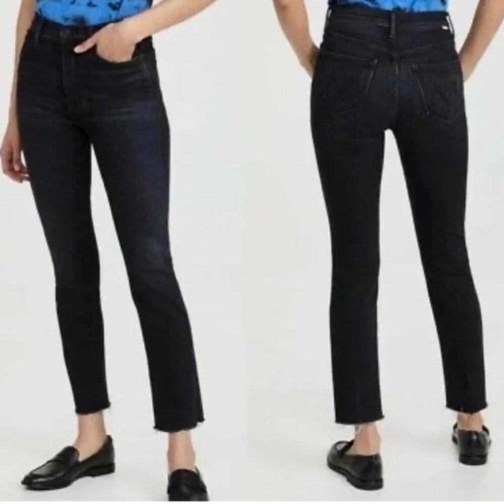 Mother Jeans The High Wasted Rascal Ankle Snippet in Thunder Road Size 27 - Picture 2 of 3